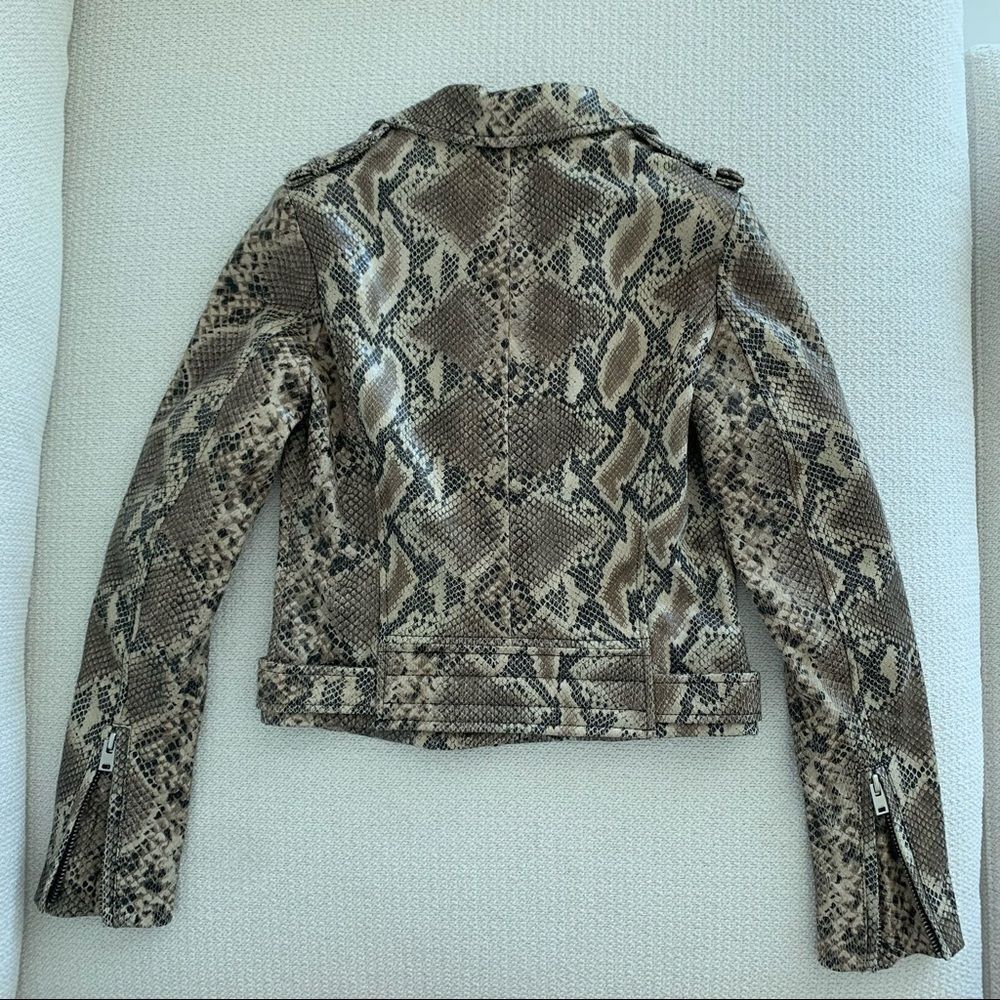 NWT $1500 IRO Ashville Python-print Lamb Leather … - image 5